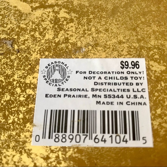 Seasonal Specialties Peace Sign and Four Matching Candle Holders NWT - Picture 5 of 7